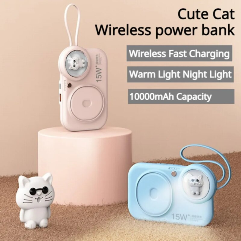 power-bank-cute-cat-accessori-caricabatteria-pink