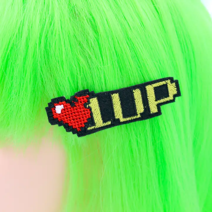 fermaglio - capelli - 1UP Pixel - Heart-clip