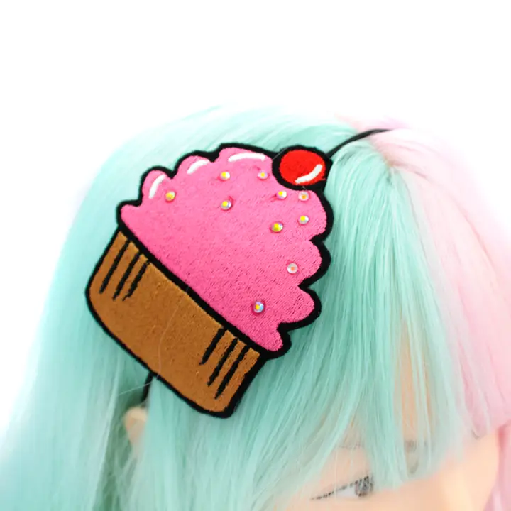 Carchietto - capelli - pop art - cupcake-candy