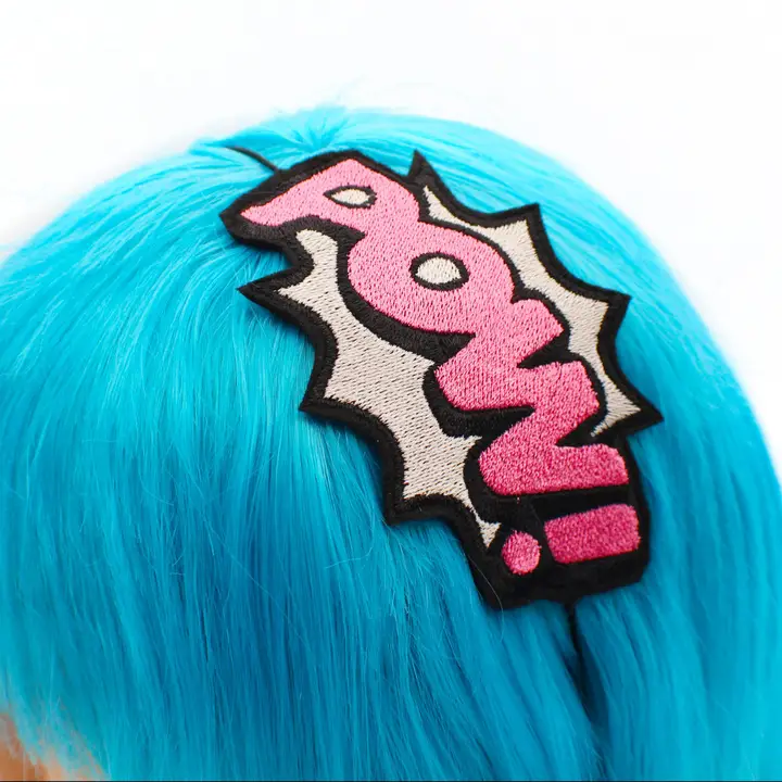 cerchietto- capelli- fumetto - kawaii-pow