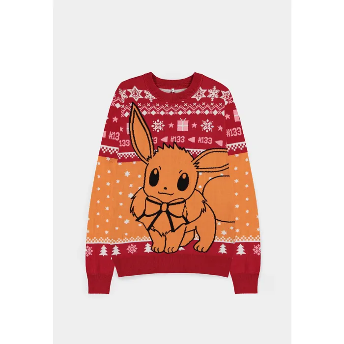 maglione - natale pokemon - eevee - christmas