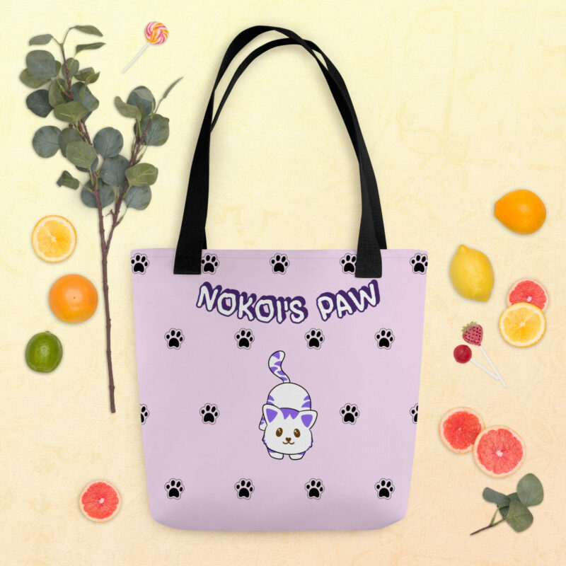 borsa - tote bag - nokoi - kawaii - paw