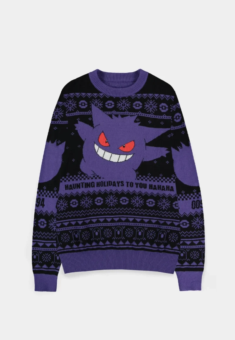 maglione - natale - pokemon - gengar