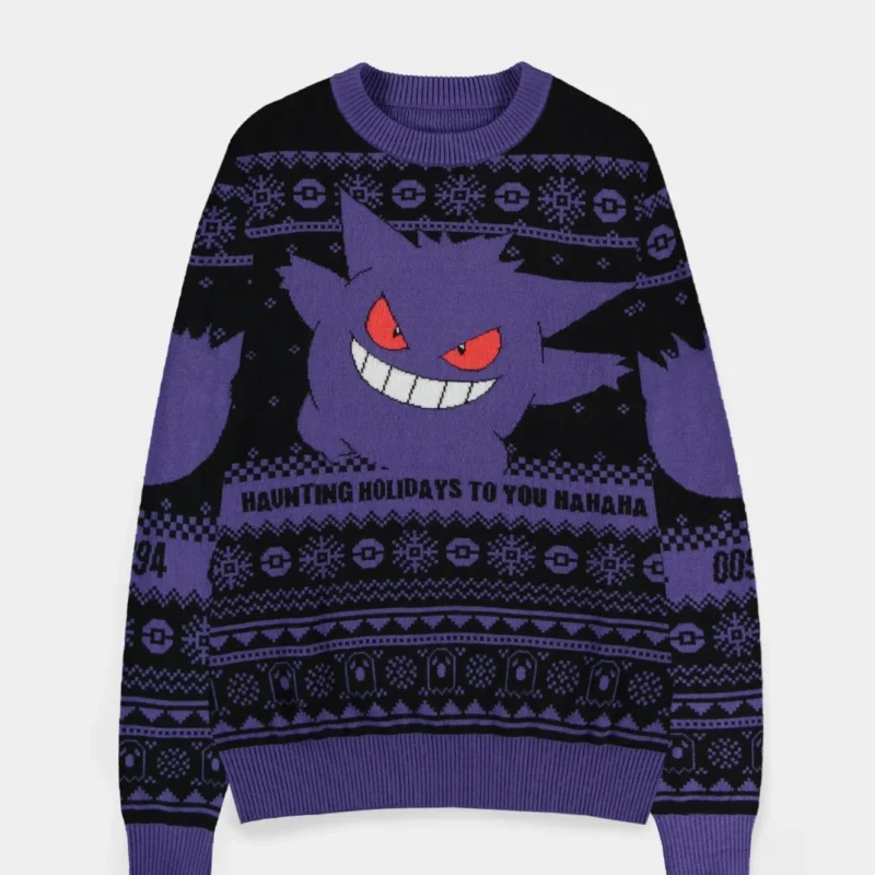 maglione - natale - pokemon - gengar